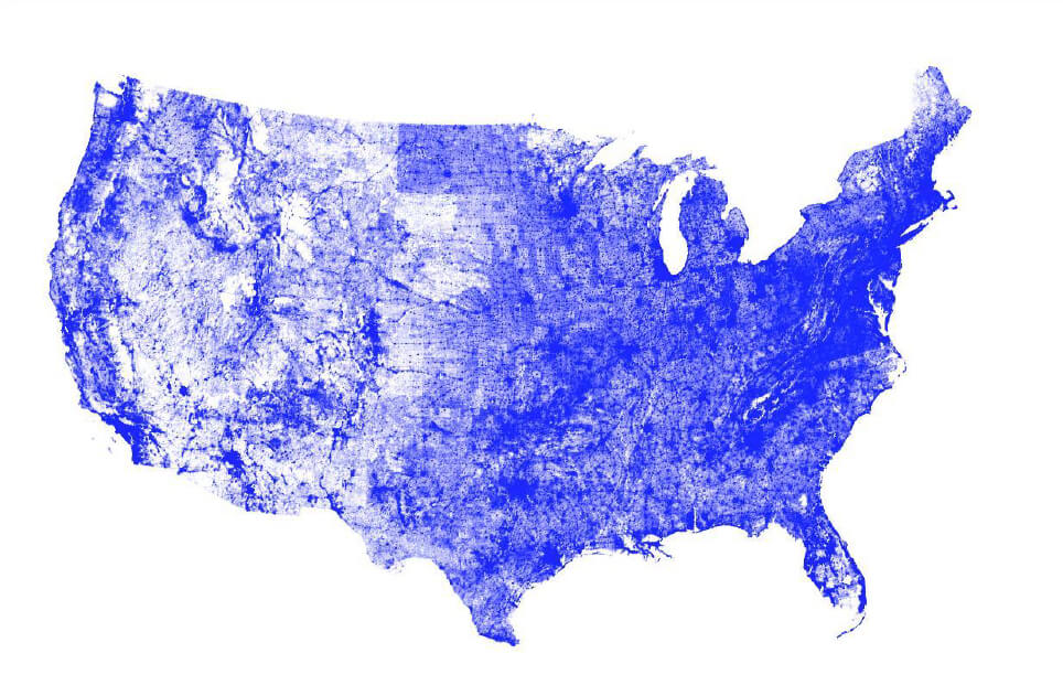 18,644,352 road segments that were analyzed in continental US