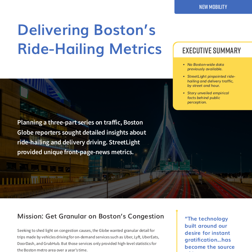 boston globe ride hailing case study