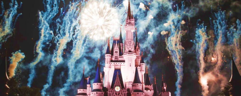 Fireworks at Disneyworld