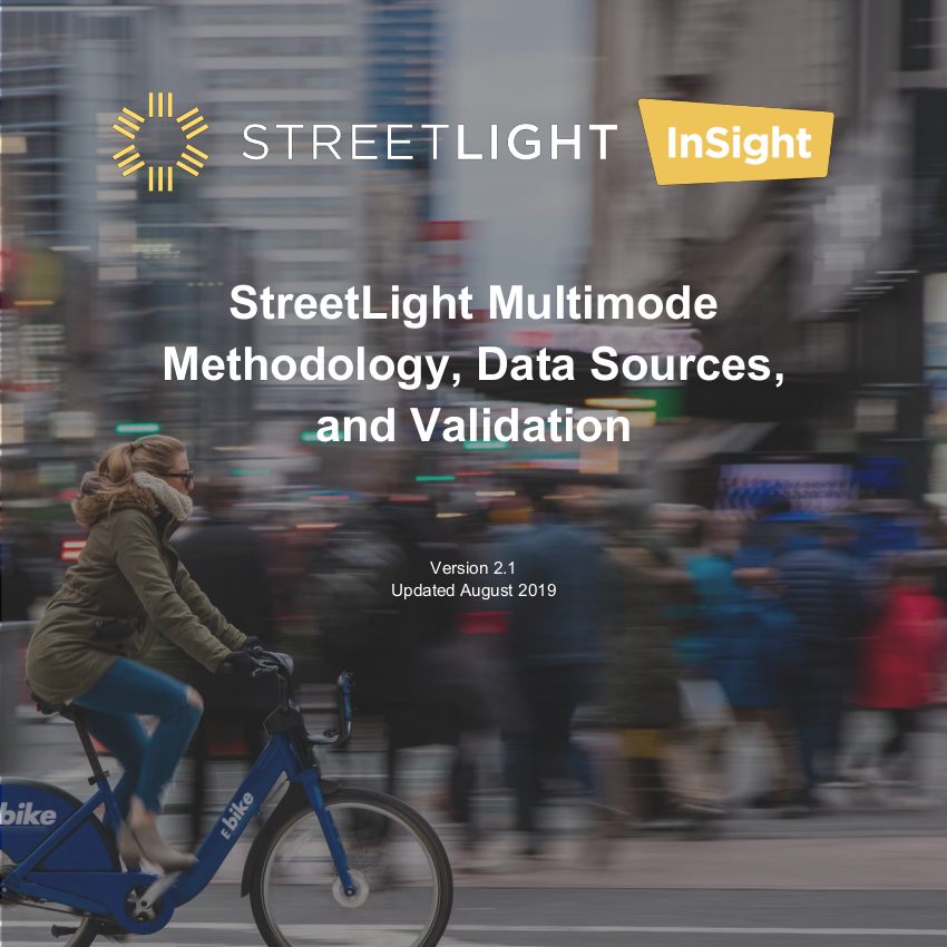 StreetLight Multimode Methodology Module Cover Page