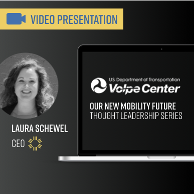 Laura Schewel talks at Volpe Center