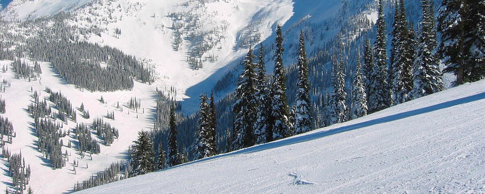 ski slope at Whitewater Ski Resort