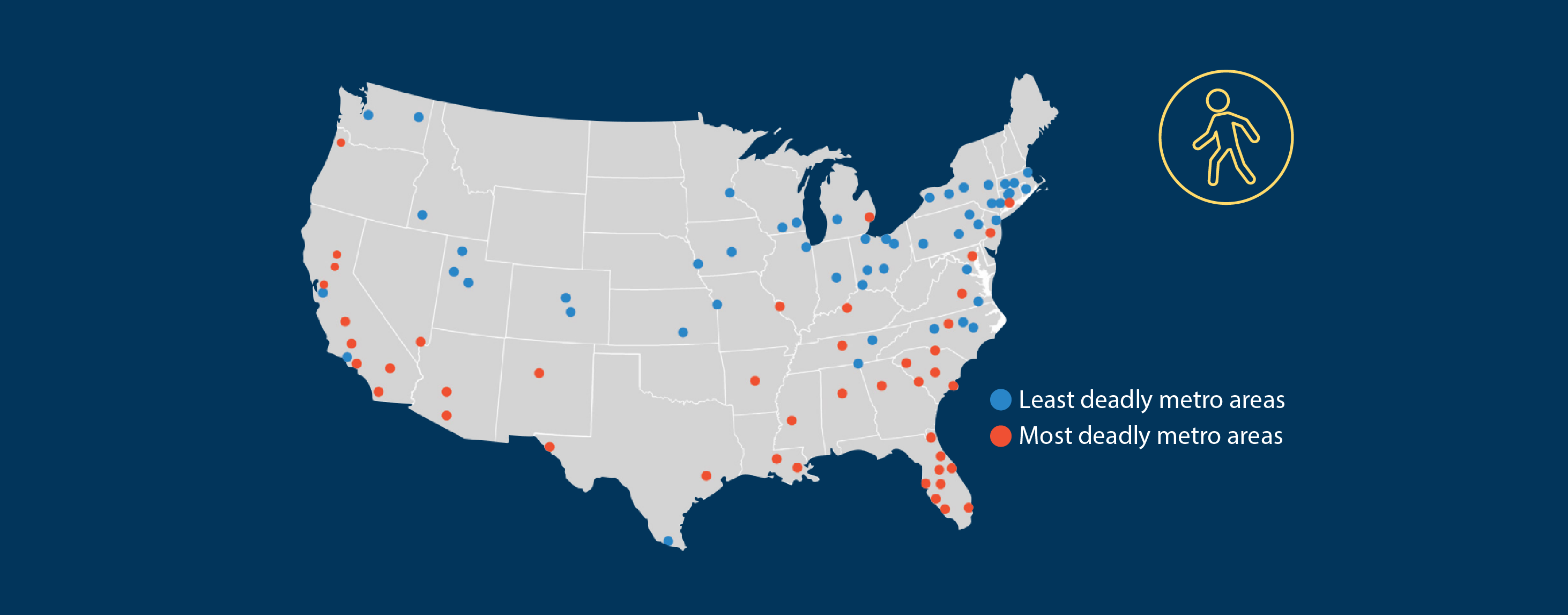 Ranked: The Deadliest Cities for Walkers